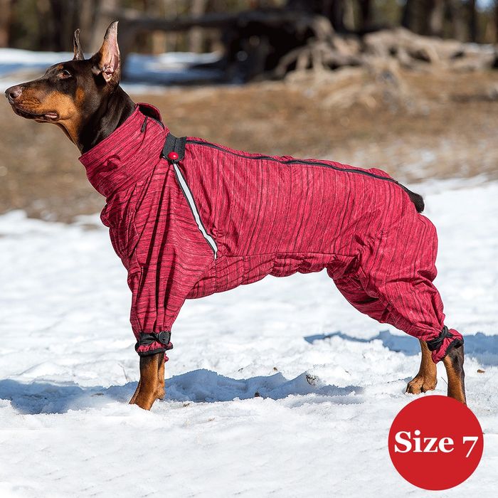 Зимовий комбінезон для собаки на флісі одяг