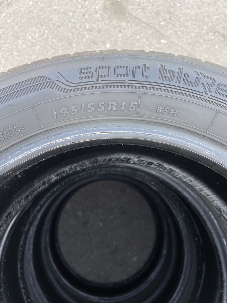 Dunlop 195/55r15 85H Sport BluResponse - 4szt opony letnie 6,5mm