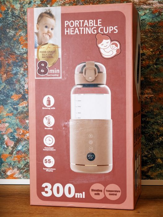 Пляшечка, бутилка дитяча для молока, їжі з підігрівом