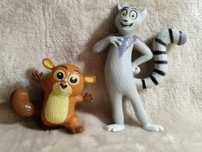 Figurka Kolekcjonerska "Król Julian i Mort" / Madagaskar