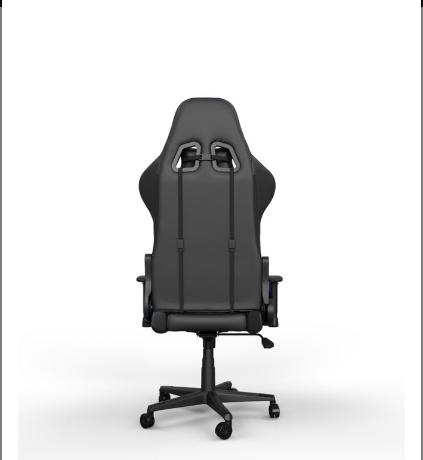 Крісло ігрове GamePro Hero RGB Black (GC-700-Black)