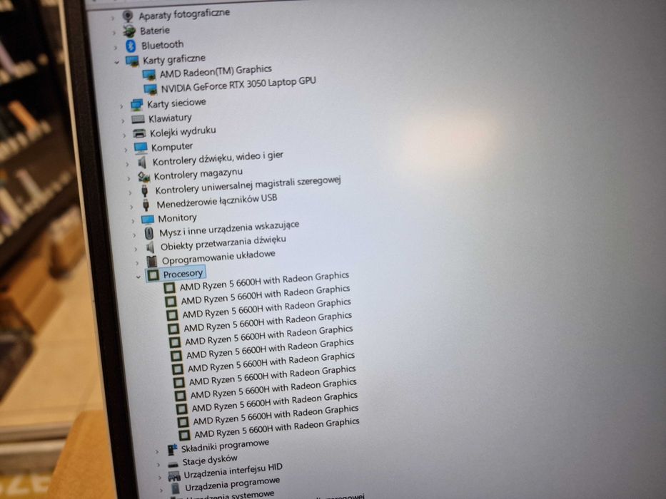 DELL G15 5525/ R5 6600H/ 16GB DDR5/ 512GB/ RTX3050 4GB/ czytaj uważnie