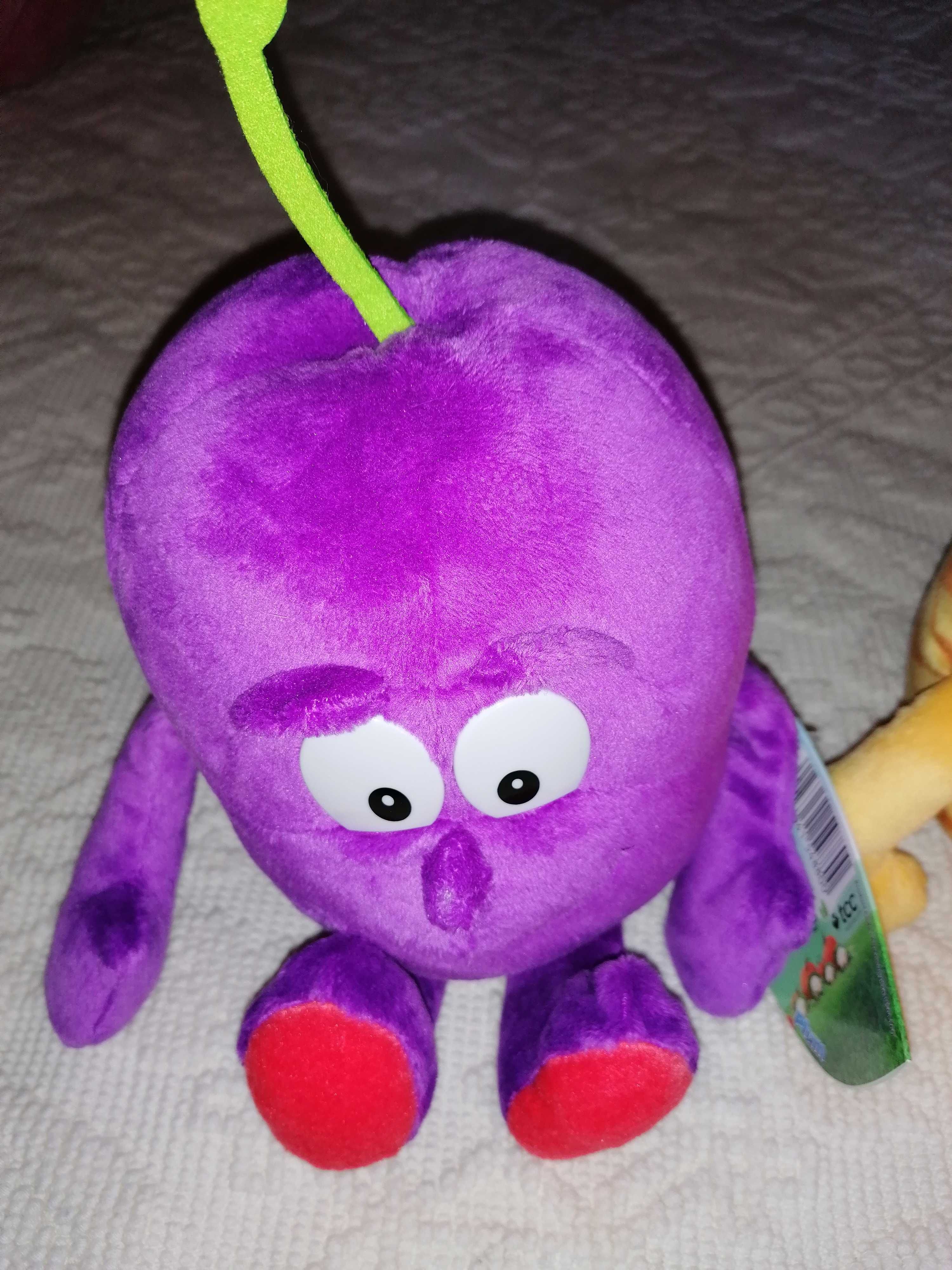 4 Peluches frutas