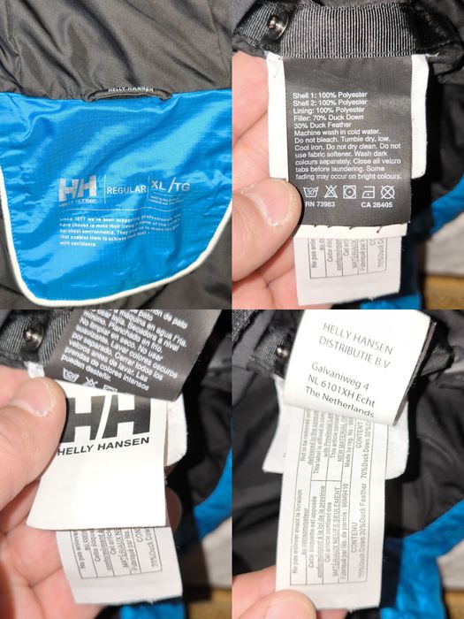 Пуховик (горнолыжная куртка) Helly Hansen Mission XL ( пух перо) замір