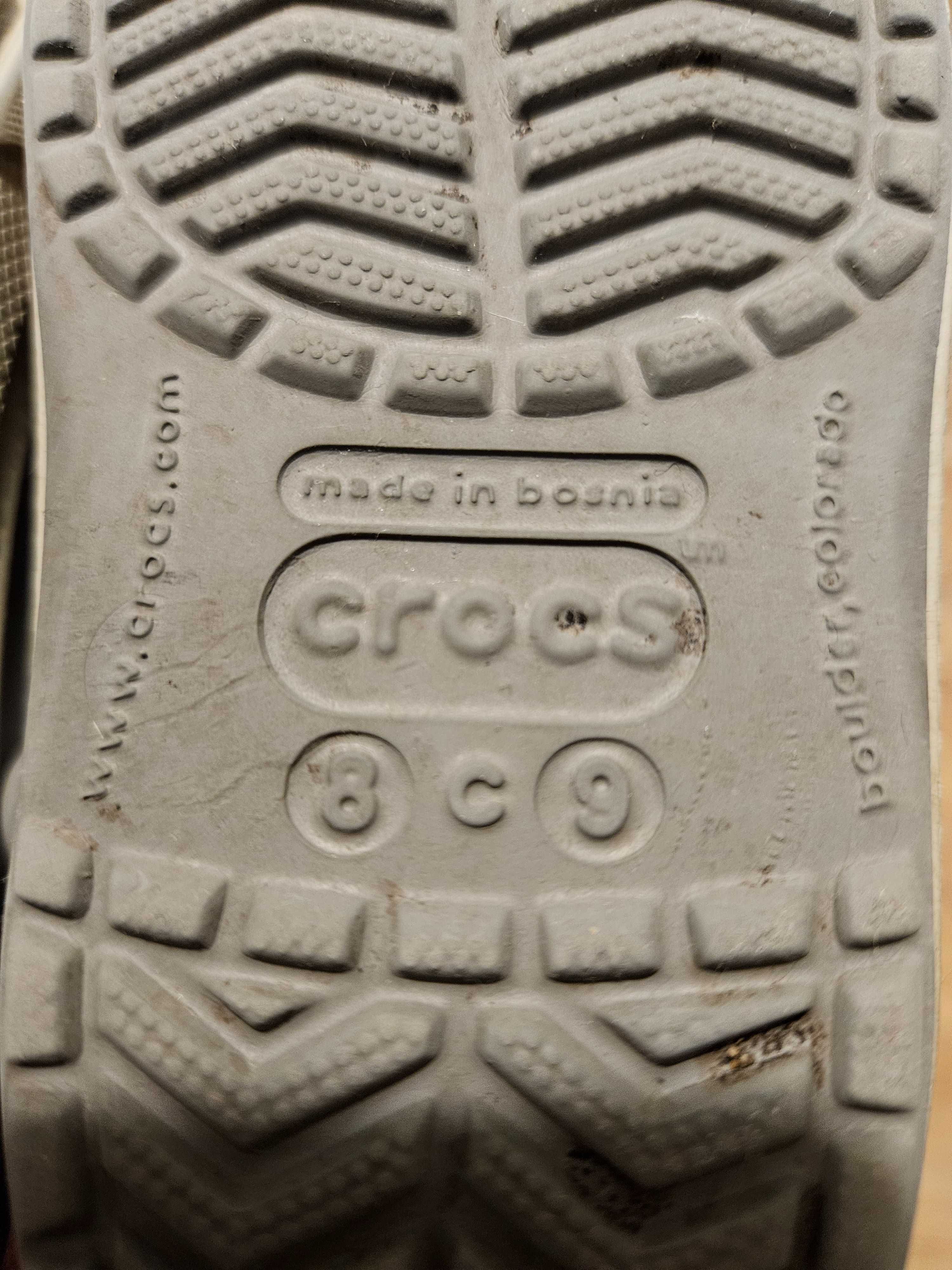 Crocs C8/9 buty klapki sandaly szare