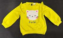 Camisola Amarela Gato (12-18M) Zippy