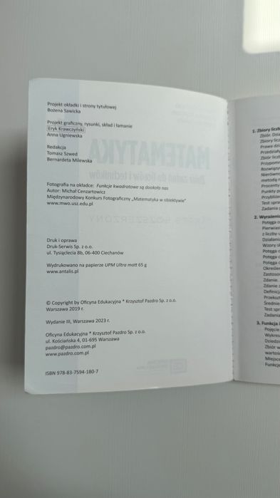 Matematyka 1 zbiór zadań zakres rozszerzony oficyna edukacyjna