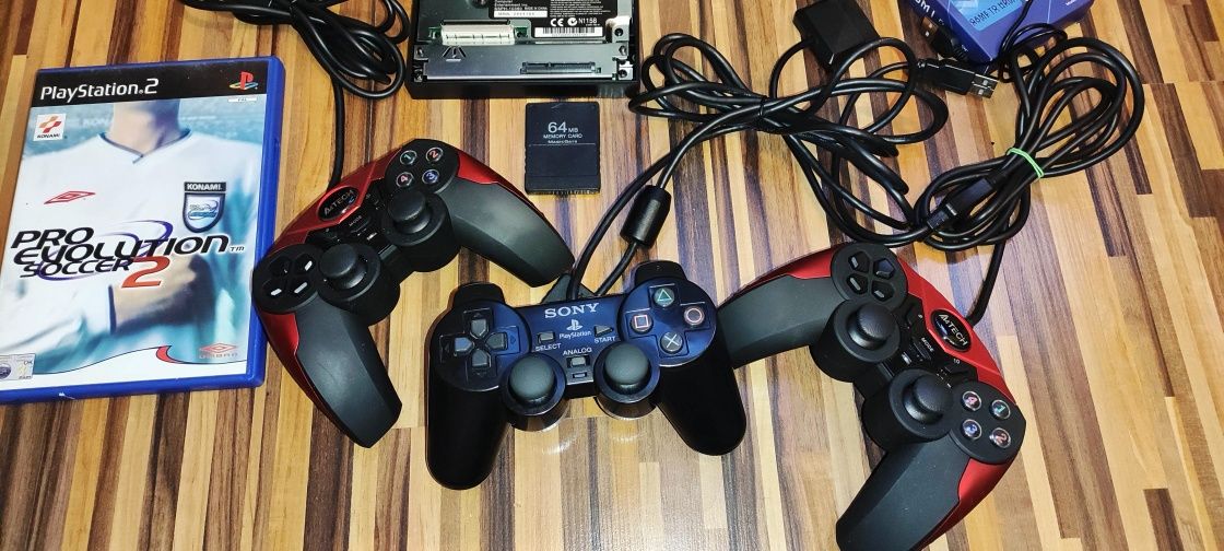 Konsola ps2 Sony PlayStation. hmdi, mcboot. Zestaw.