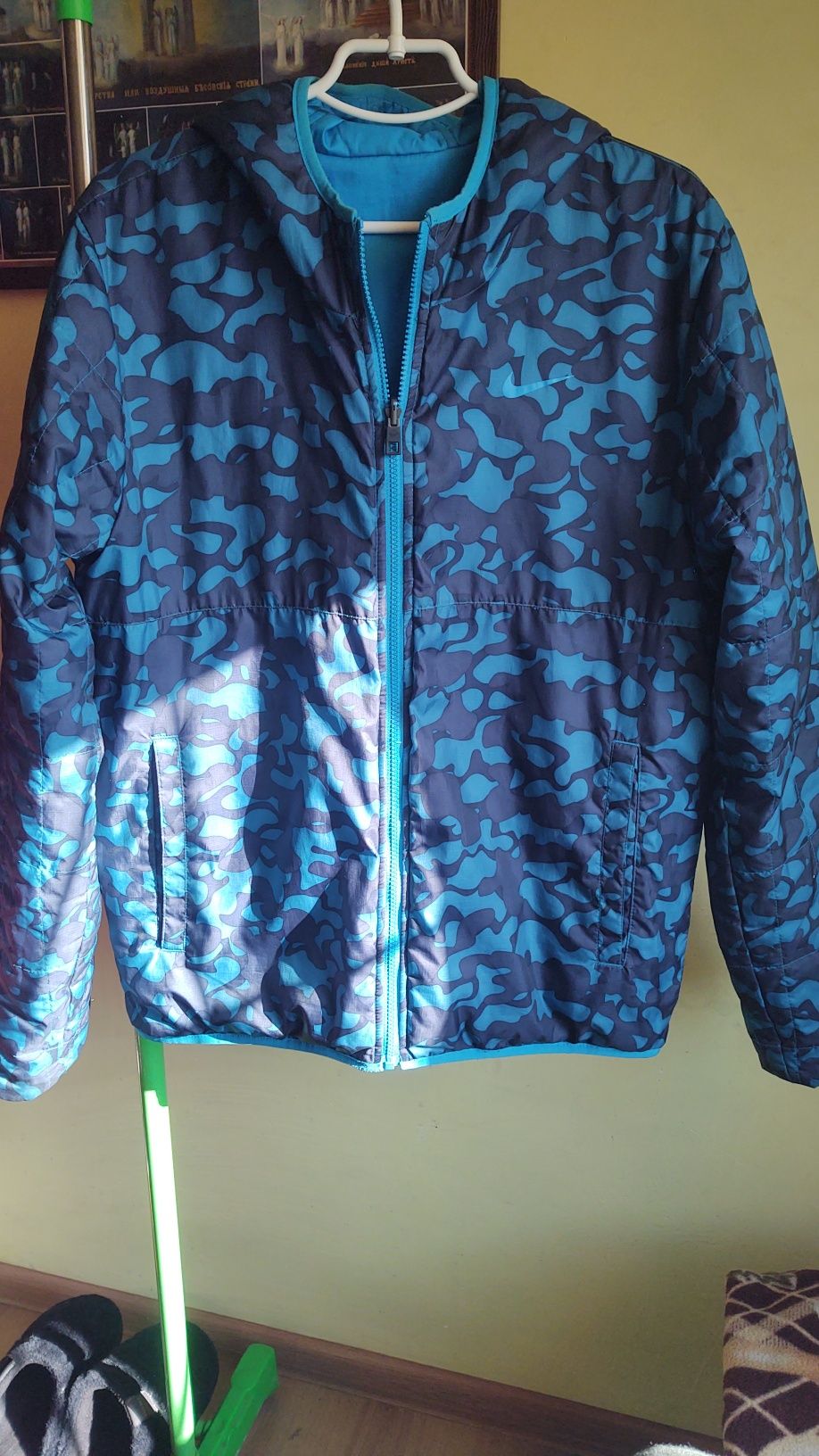 Куртка nike осень весна зима двухсторонняя