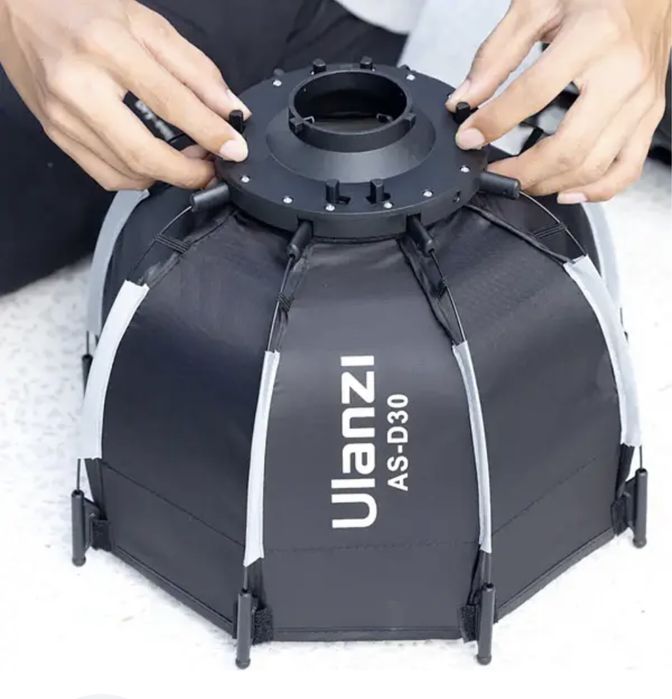 Софтбокс Ulanzi AS-D30 30cm mini Bowens mount LT028 40W октобокс