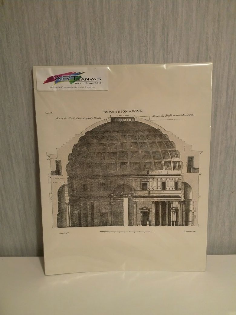 Plakat Panteon Szkic 40X50 Cm