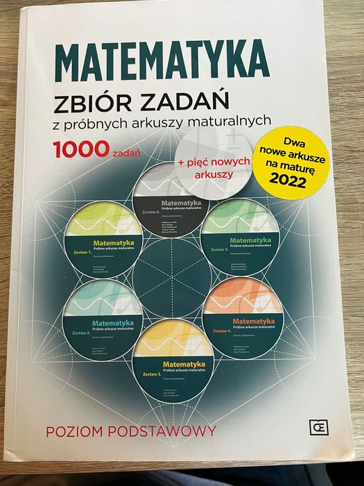 Zbiór zadań z próbnych arkuszy maturalnych. 1000 zadań na maturę 2022