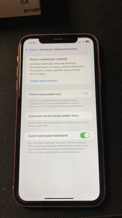 Iphone XR, 64gb, pęknięte plecki