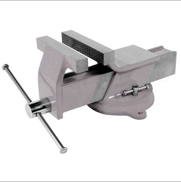 Лещата слюсарні 100 125 150 200мм поворотні тиски верстатні Нові