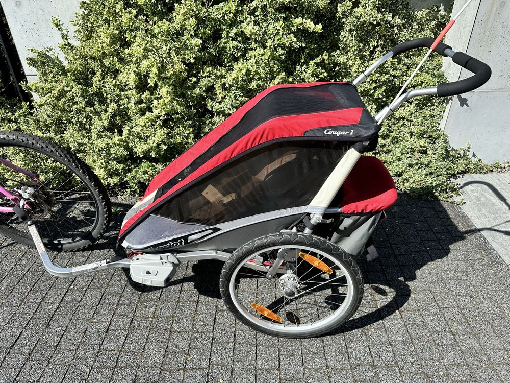 Przyczepka rowerowa Chariot Cougar 1 + dodatki