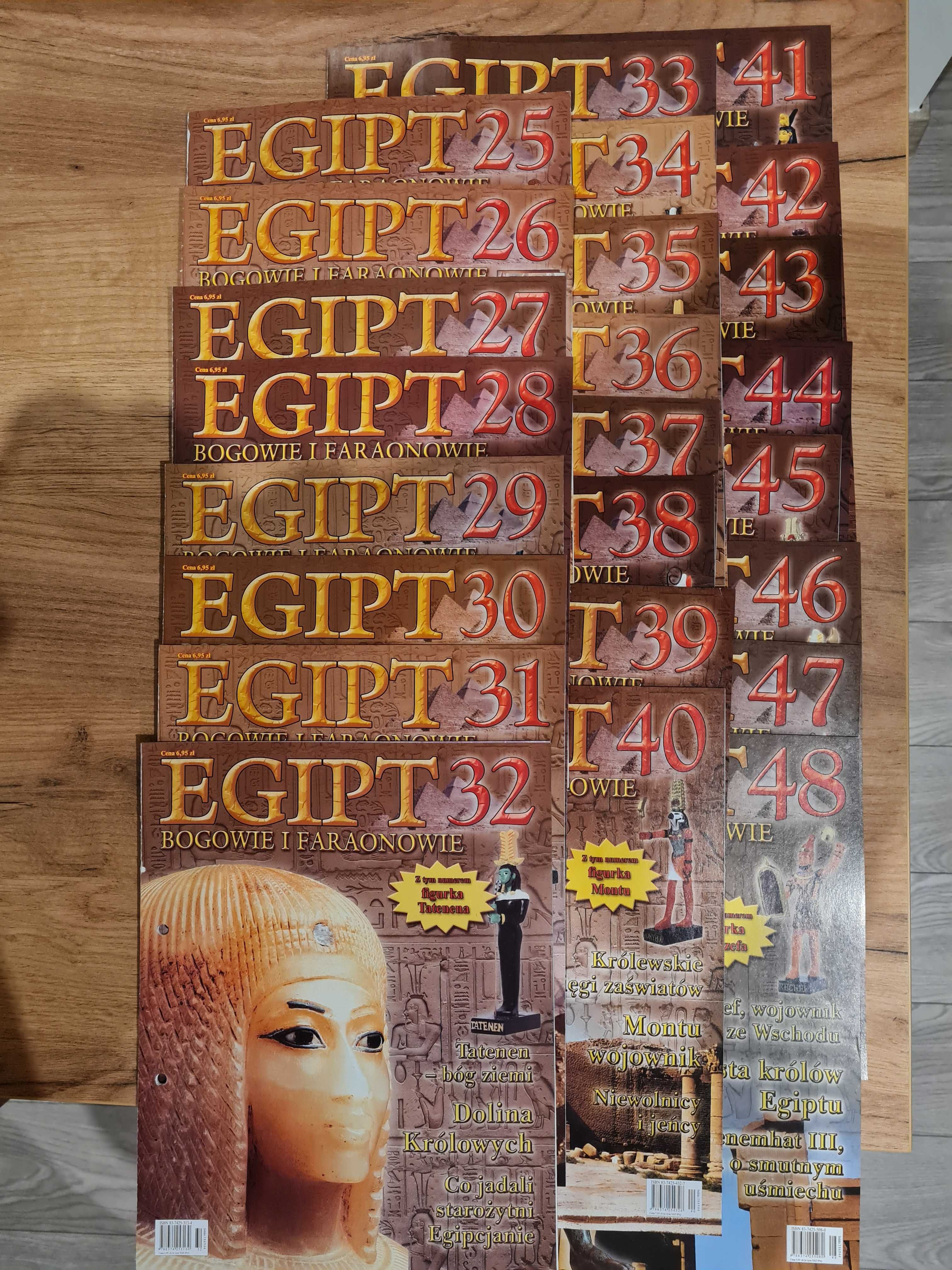Egipt Bogowie i Faraonowie czasopisma 48 numerów komplet
