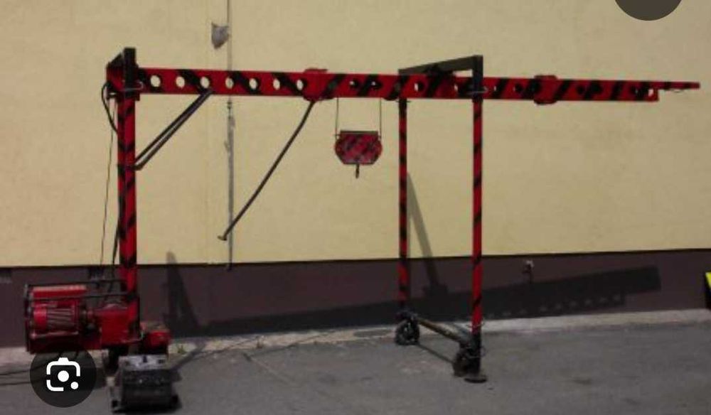 міні кран будівельний в вікно або на перекриття з європи OPOP VVK 250