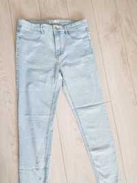 Spodnie jeansy rurki sinsay elastyczne