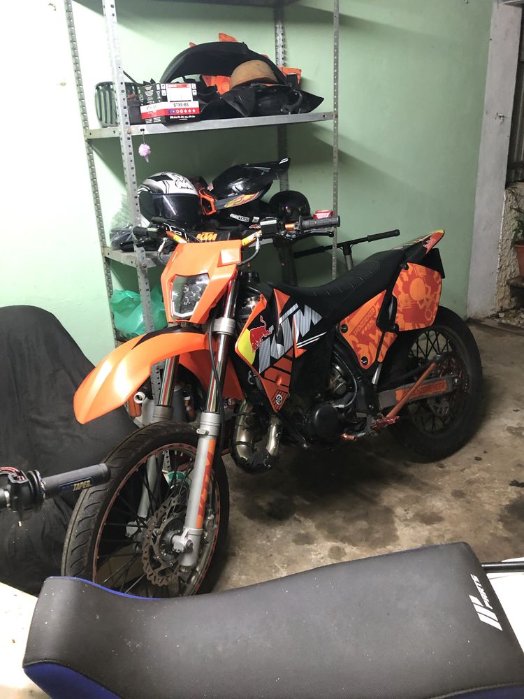 ktm exc 125 11kw matriculada vendo ou troco