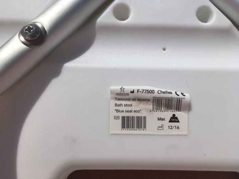 Banco de banho Herdegen Blue Seat Eco