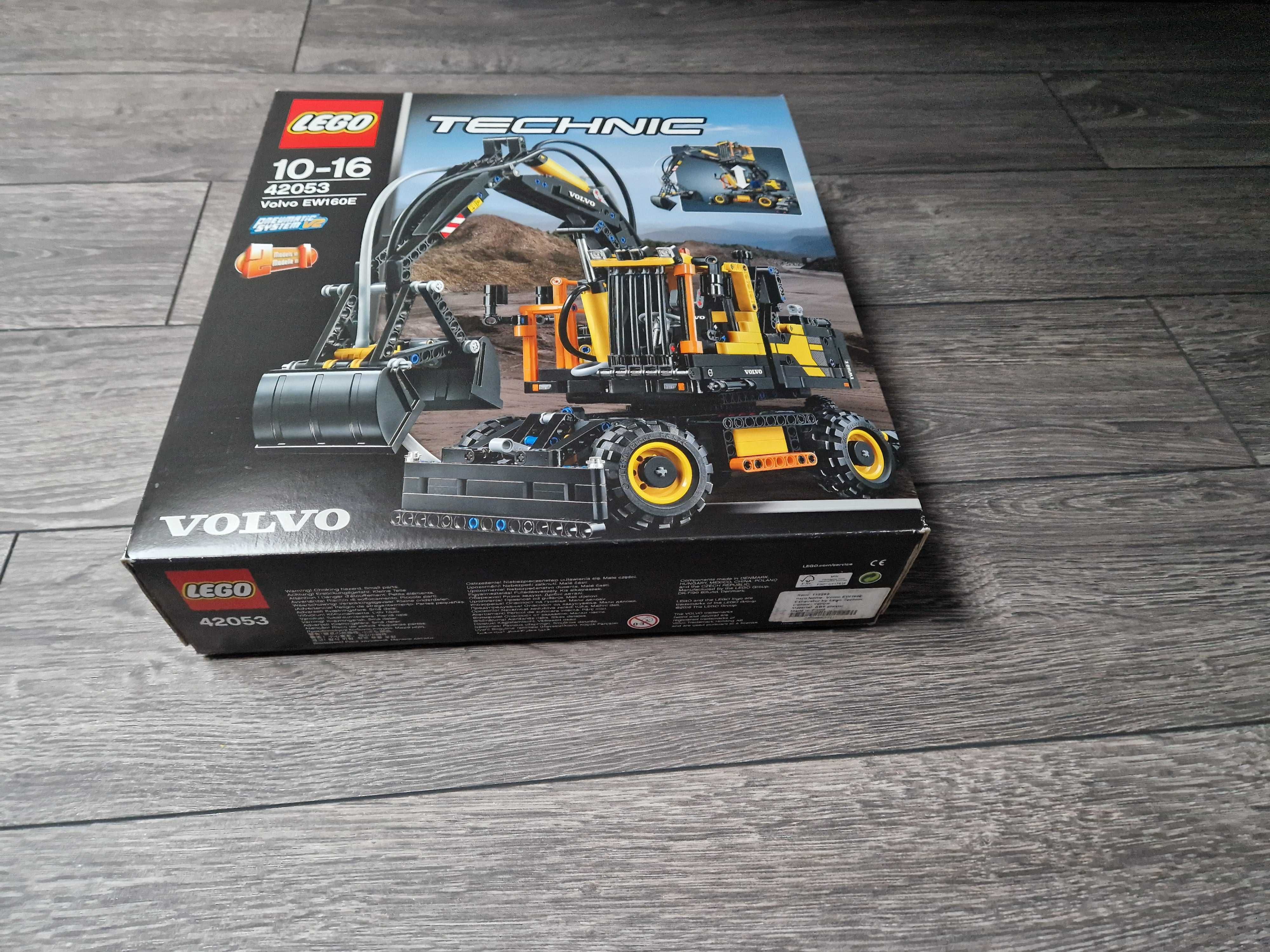 Nowy zestaw Lego Technic 42053 Koparka Volvo EW 160E/Ładowarka L30G.