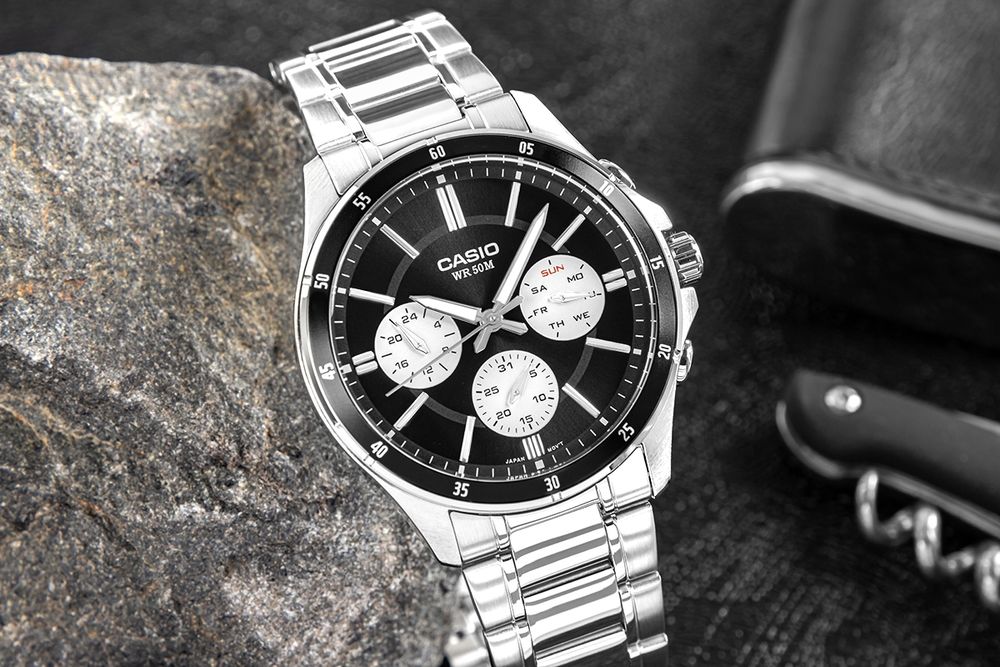 zegarek męski casio mtp-1374d-1a3vdf + box