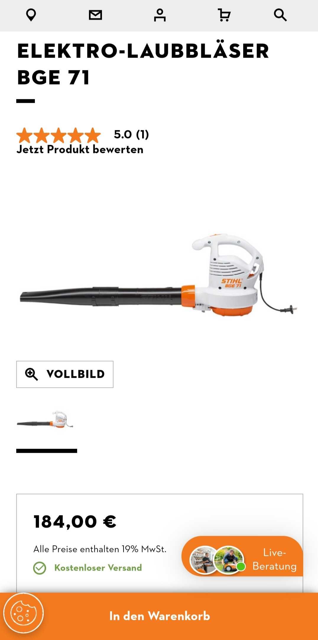 Stihl BGE 71 - Dmuchawa do liści