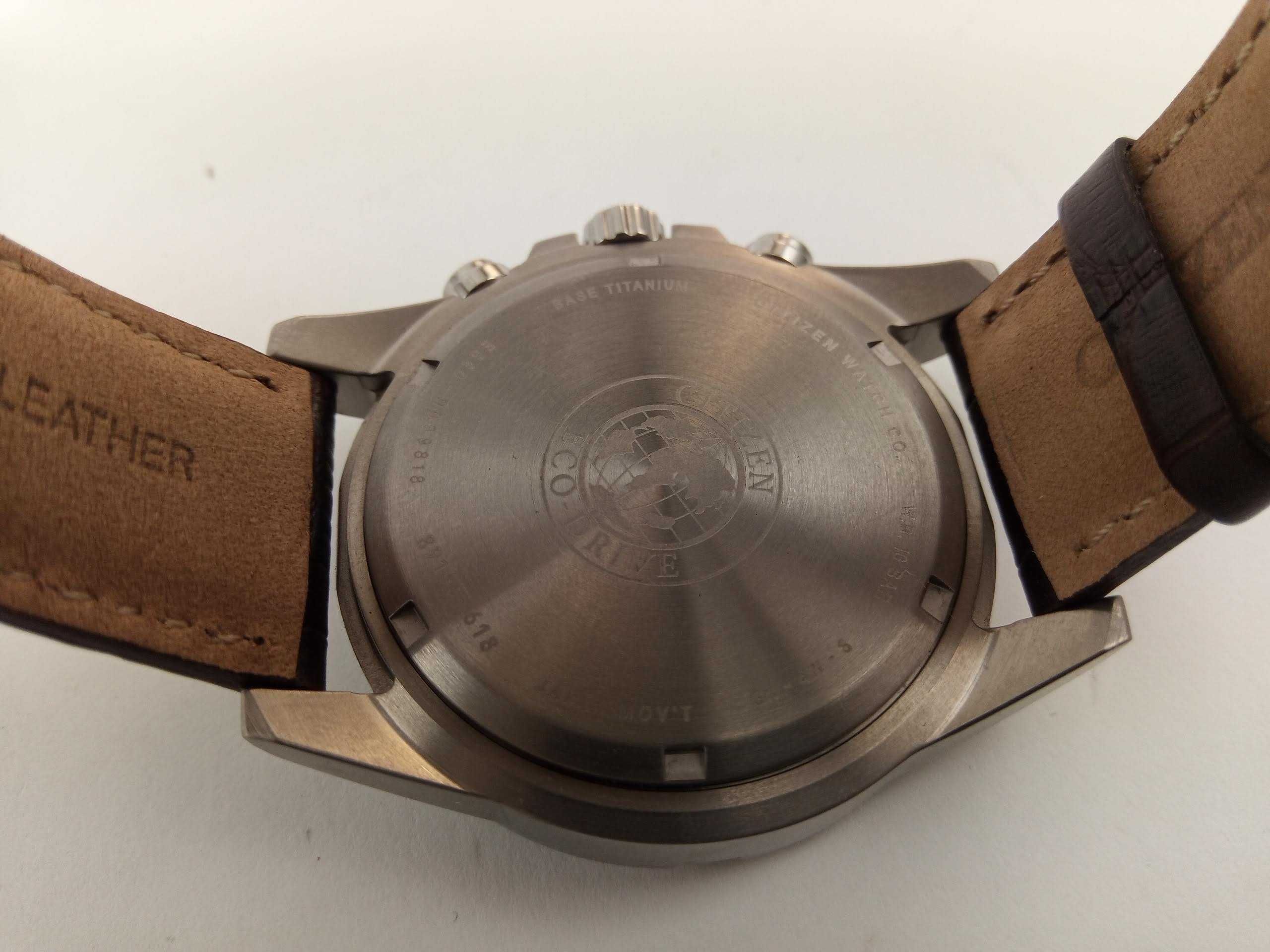 Титановые японские мужские часы Citizen Eco-Drive BL5551-06L, годинник