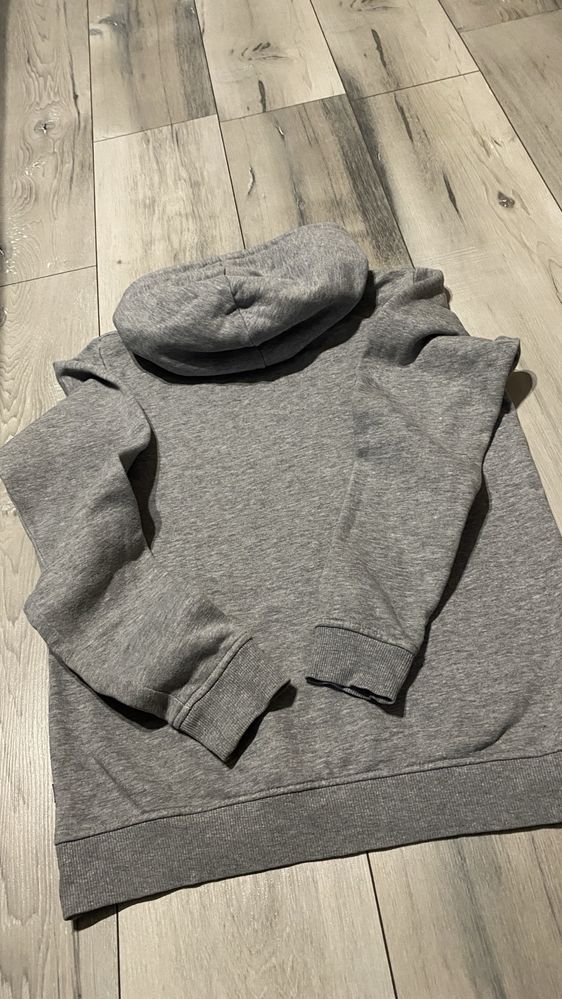Bluza Jack&Jones S damska szara bawełna/wiskoza kaptur, kieszenie