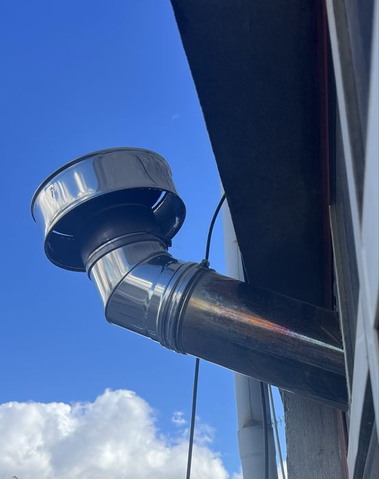 Salamandra a lenha c/ tubos incluidos