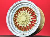 Złote felgi z rantem R18 5X120 5x112 BMW 5 E39 E60 E61 F10 7 E65 F01