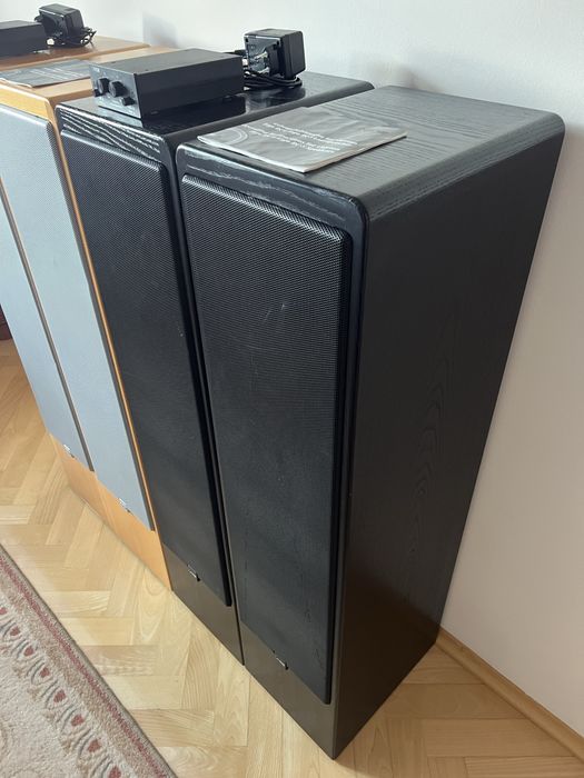 Kolumny podłogowe Canton Ergo RC-L 200/350W jasne drewno czarne