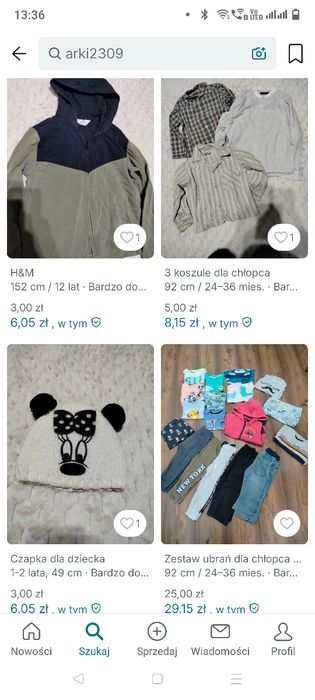Ubrania dla dzieci
