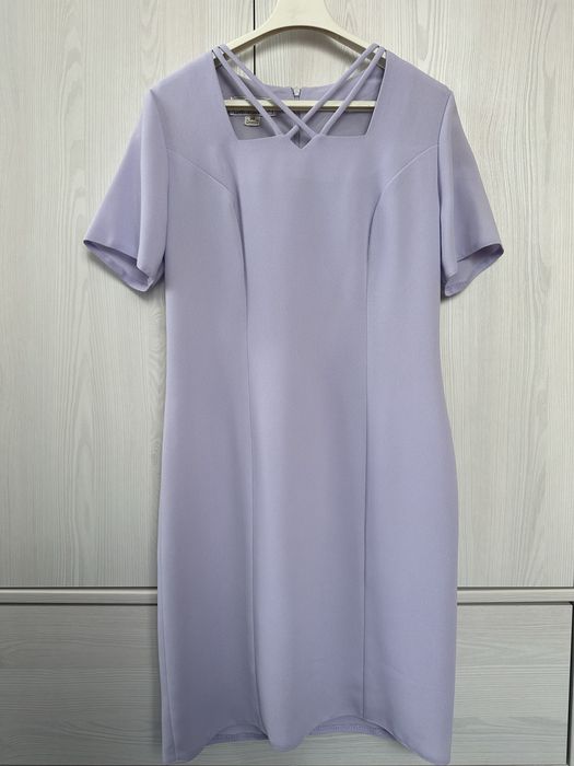 Sukienka vintage z krótkim rękawem