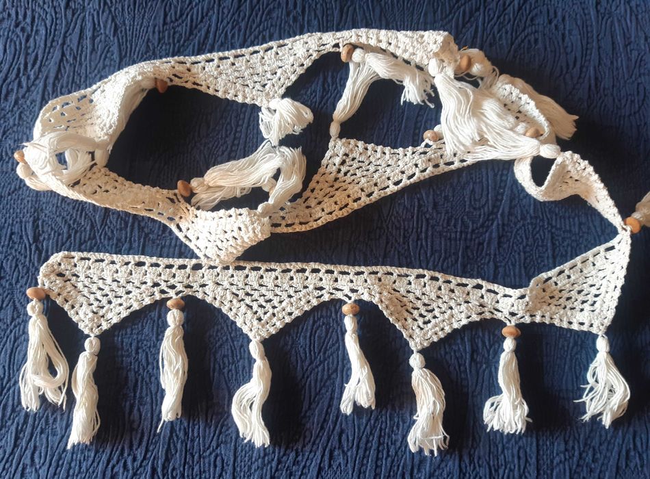 Franja/Remate em Renda para Cortinado