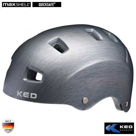 Kask rowerowy KED RISCO Szary City "L" (57-62cm)