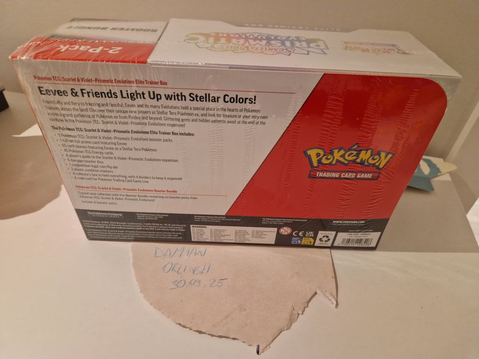 Pokémon TCG: Scarlet & Violet – Prismatic Evolutions Elite Trainer Box