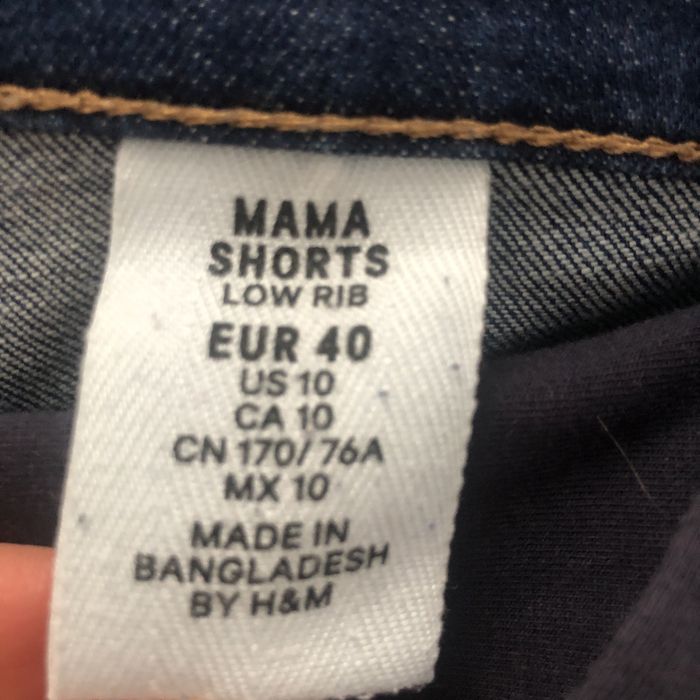 Spodenki jeansowe ciążowe, stan idealny