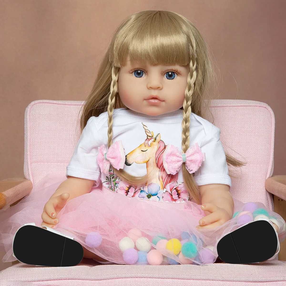 Силиконовая кукла Реборн (RebornDolls) девочка 55 см