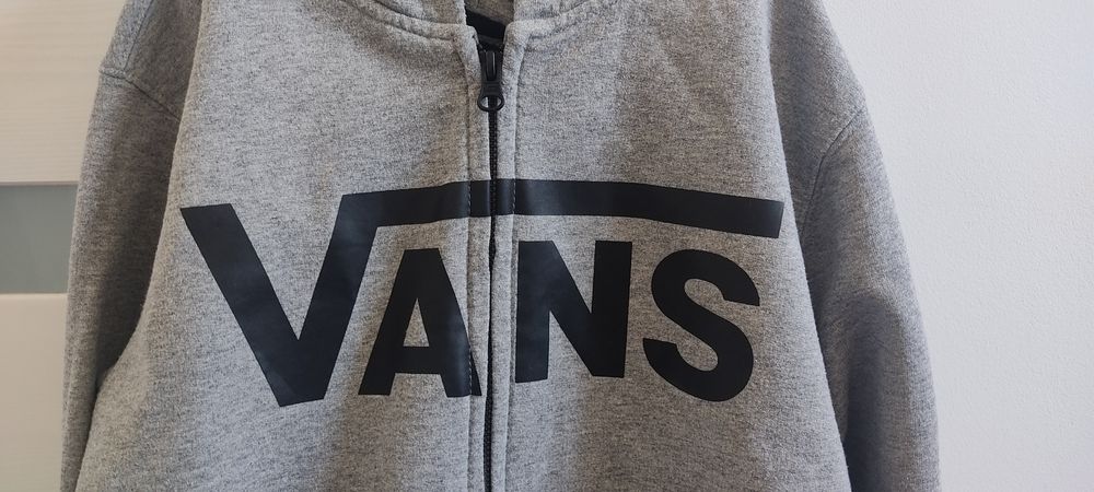 Bluza Dziecięca Classic Zip Szara VANS VN0A45AEADY1 L