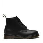 Новые женские ботинки dr. martens (101 black smooth boots) 7us-38eu