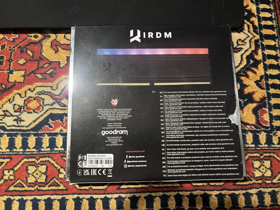 GOODRAM 32GB (2x16GB) 6400MHz CL32 rgb