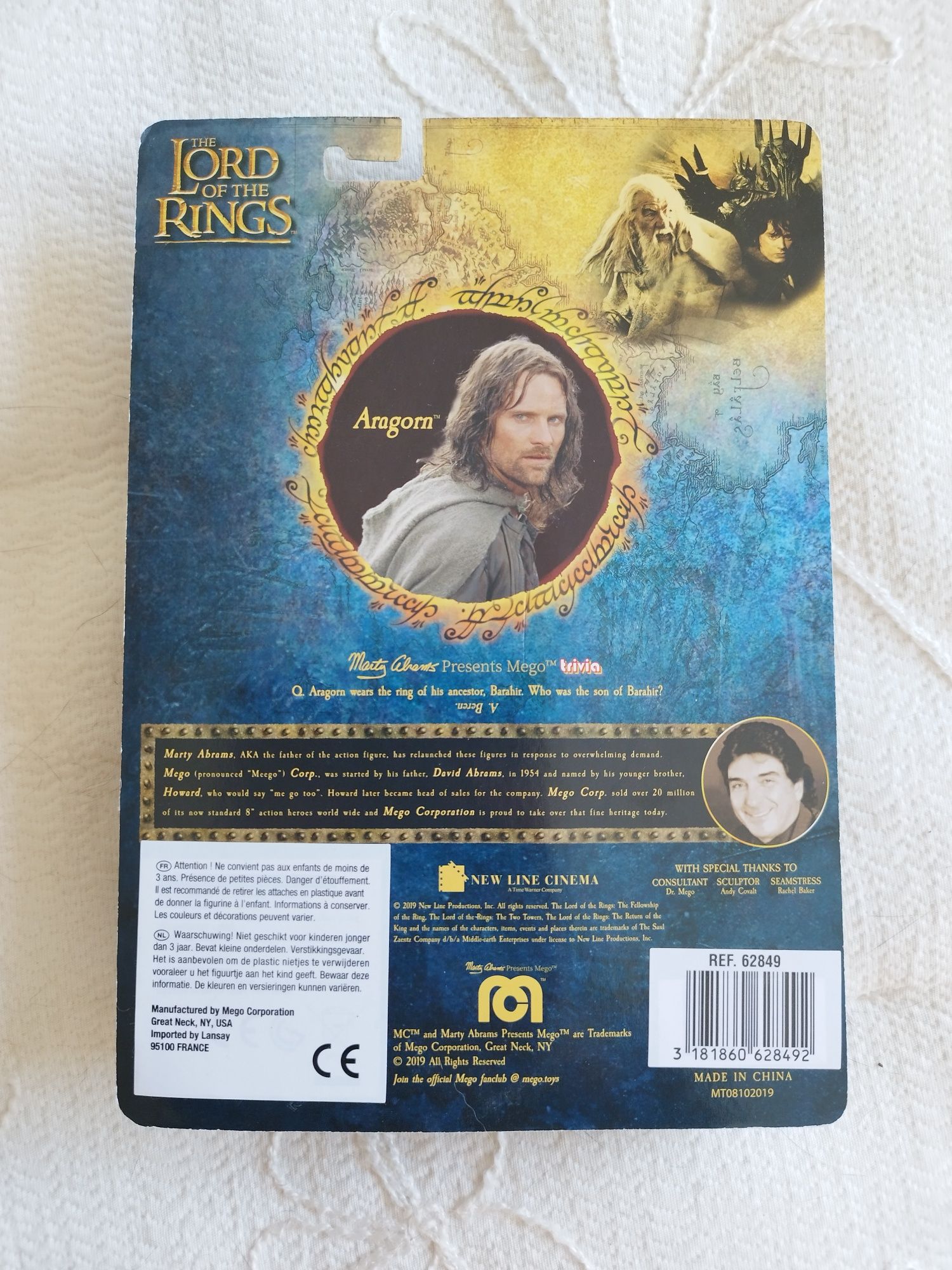 Estatueta/boneco Mego lord of thé rings