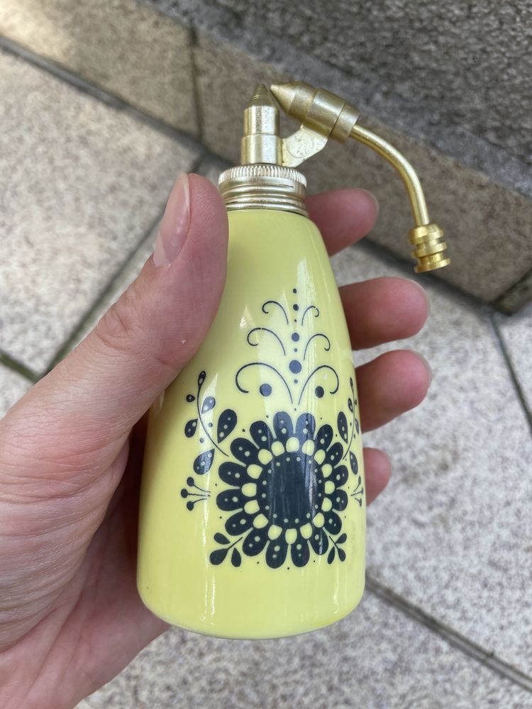 Porcelanowy flakon / butelka na perfumy - PRL - GDR