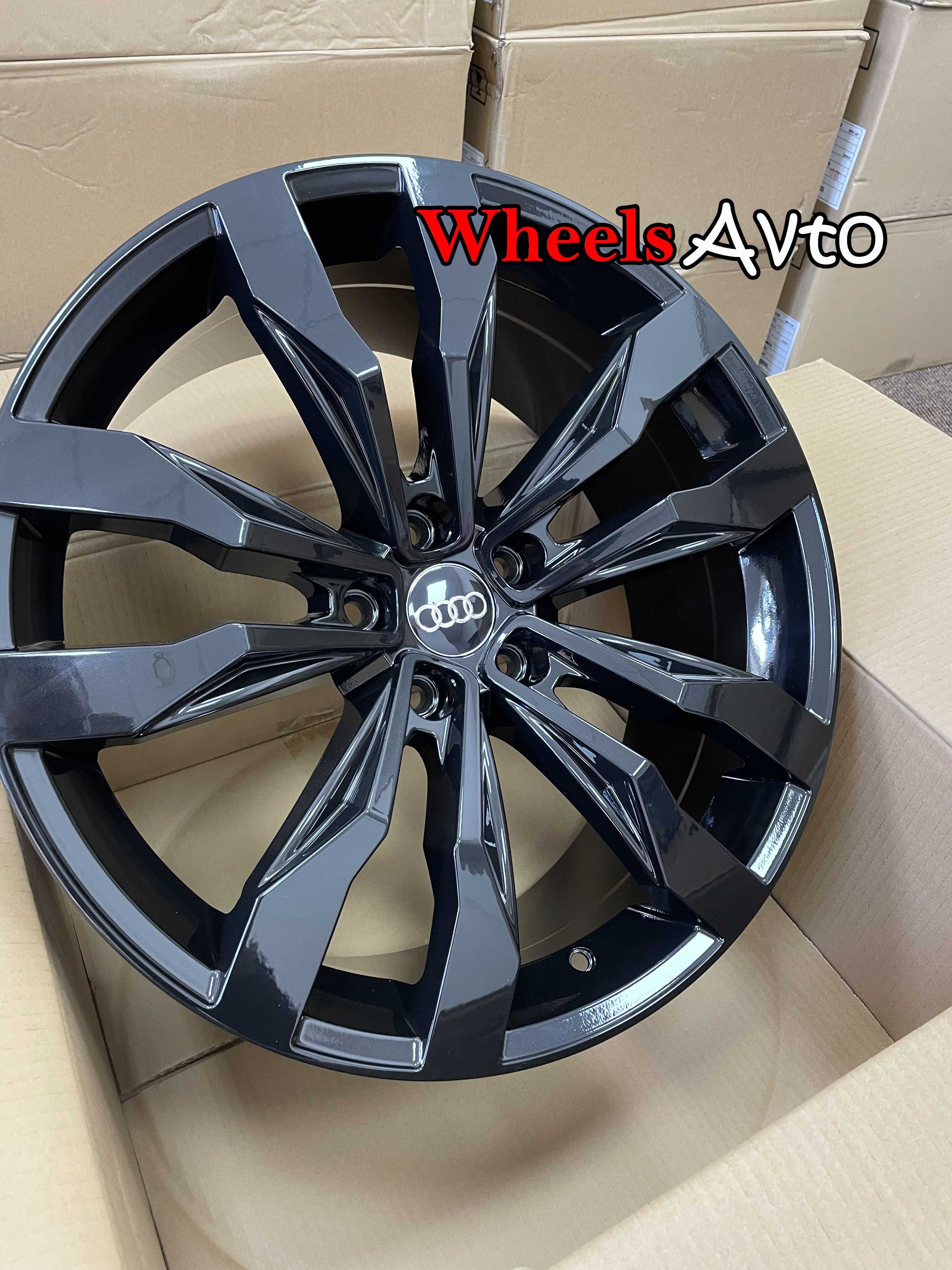 диски R21 5x112 Volkswagen Touareg Tiguan Atlas Audi Q7 чорні suzuka