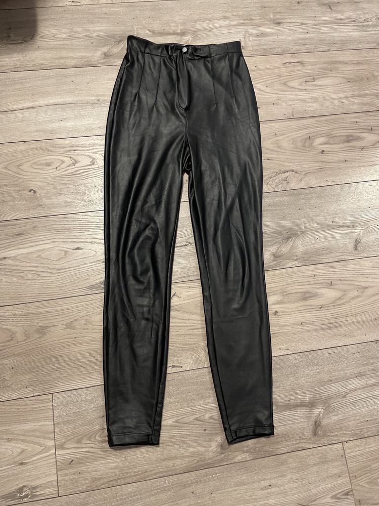 Spodnie woskowane czarne S/M