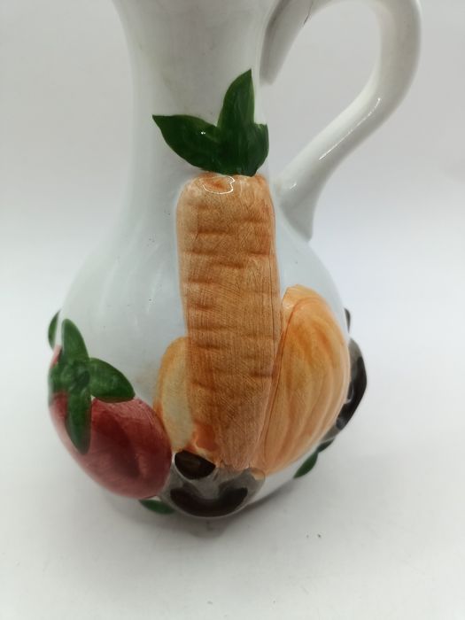 Dzbanek na olej ocet porcelana sielski styl