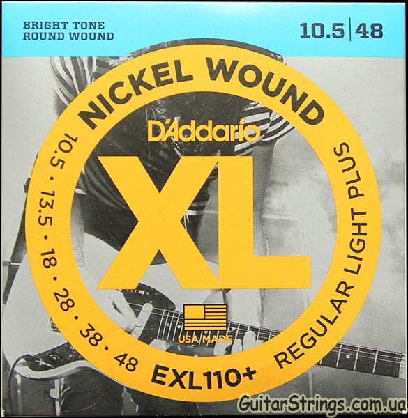 Струны D'Addario EXL110-10P Nickel Wound 10-46 1 set Оригинал, США