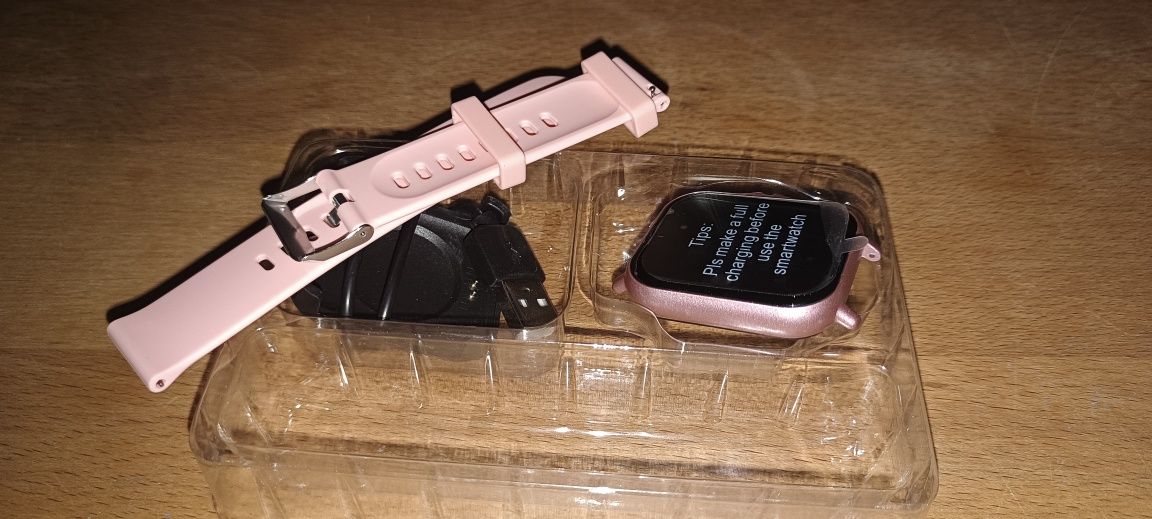 Smartwatch y13 różowy