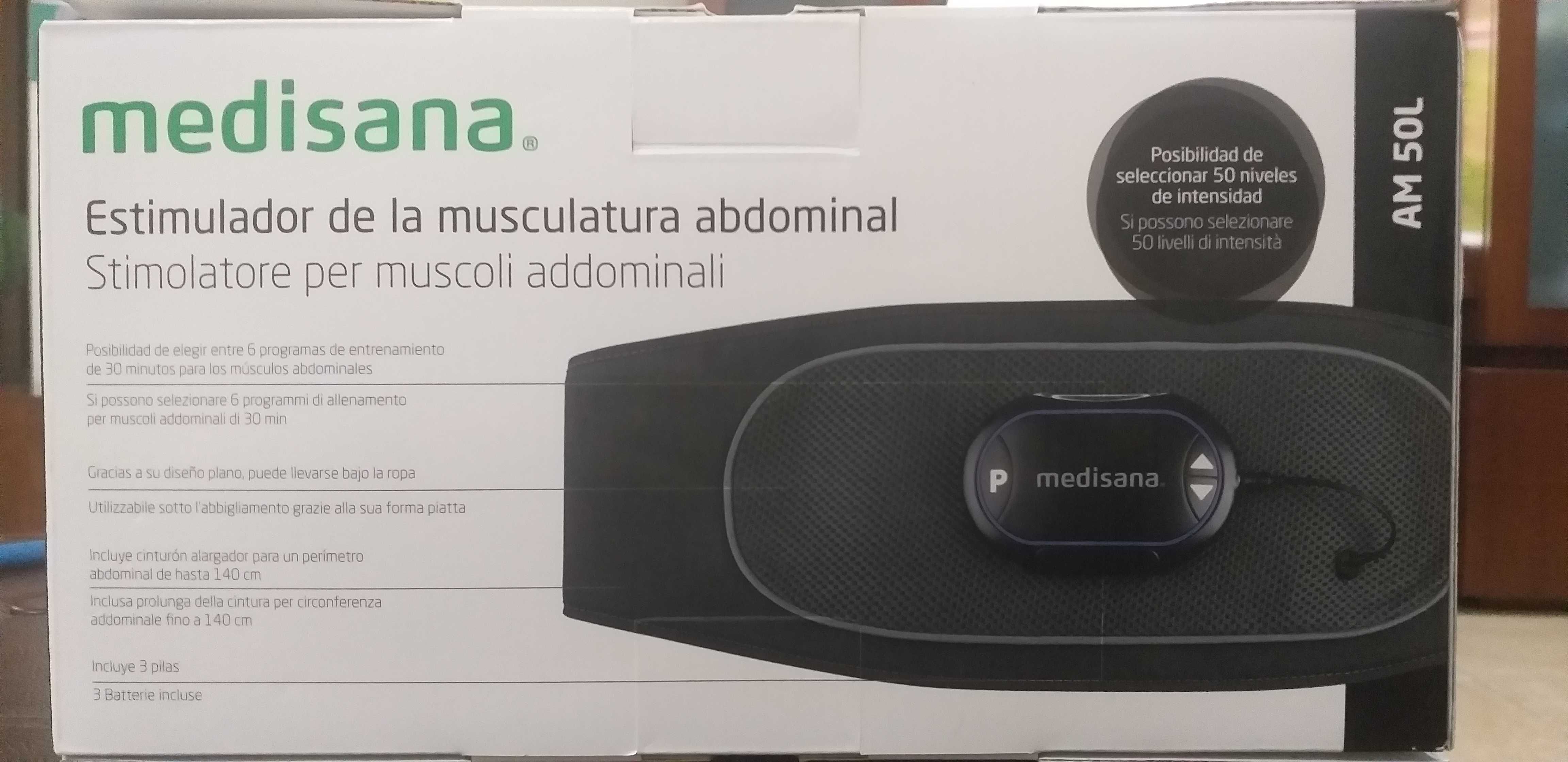 Estimulador abdominal medisana